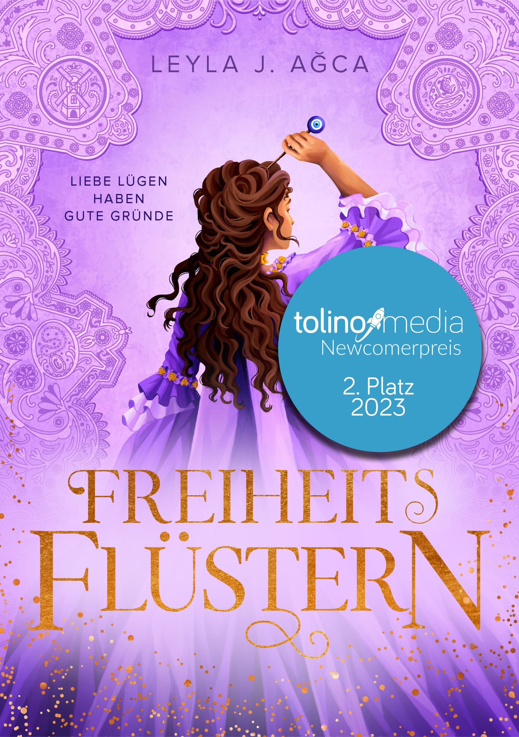 Leyla J. Ağca Autorin Freiheitsflüstern Cover